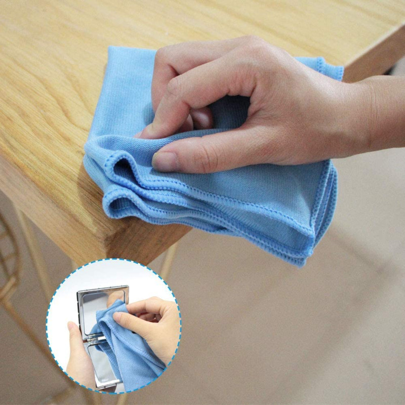 Wholesale (240)Microfiber Glass Cleaning Cloth Lint Free Polishing Towels 16×16″
