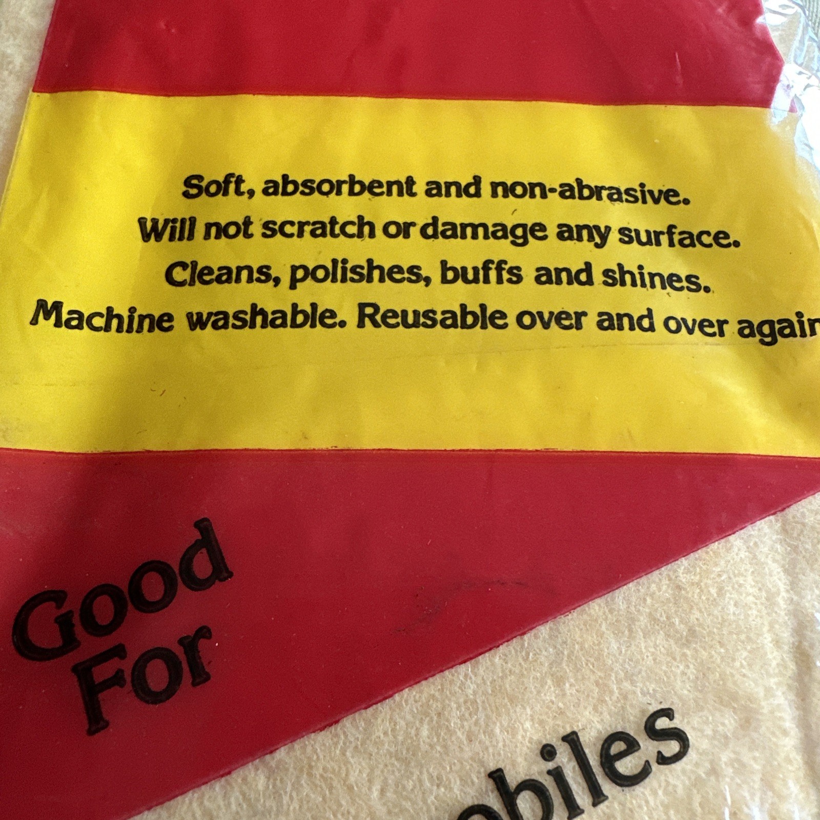 Vintage As Seen On TV Multi Purpose Shammy West Germany Cleaning Cloth Auto RV