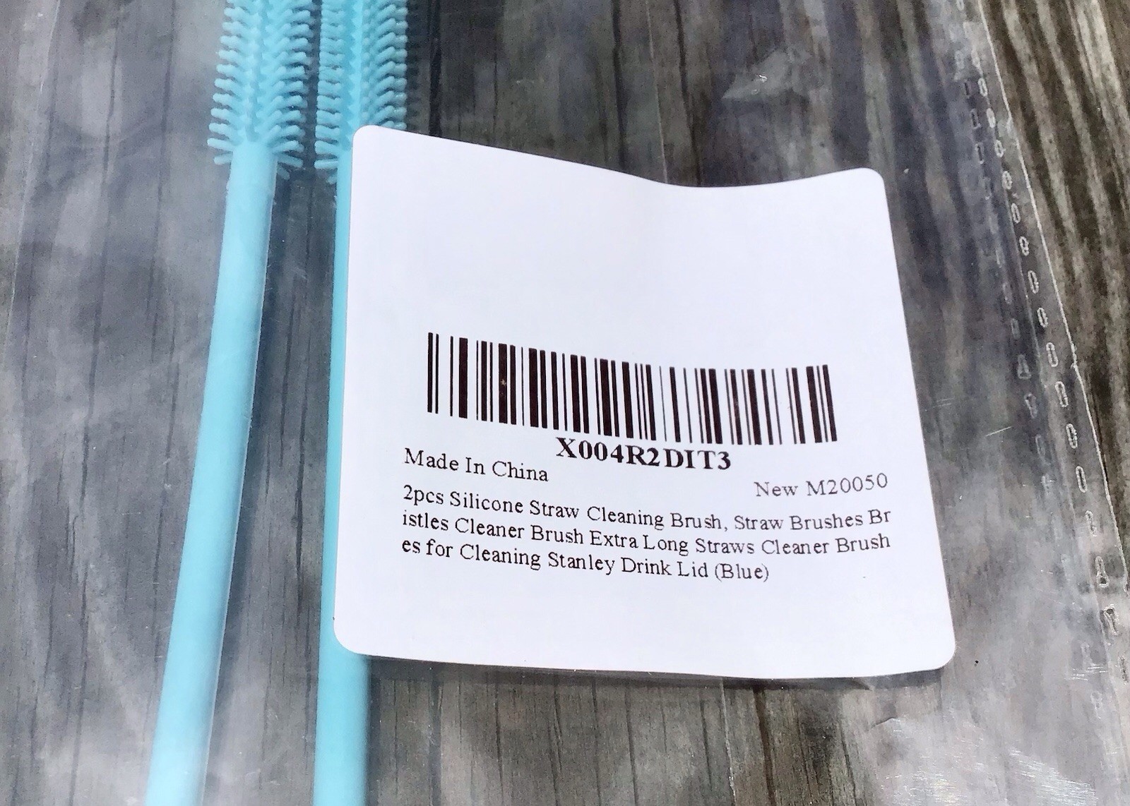 2 PC Silicone Straw Cleaner Brush Size XL