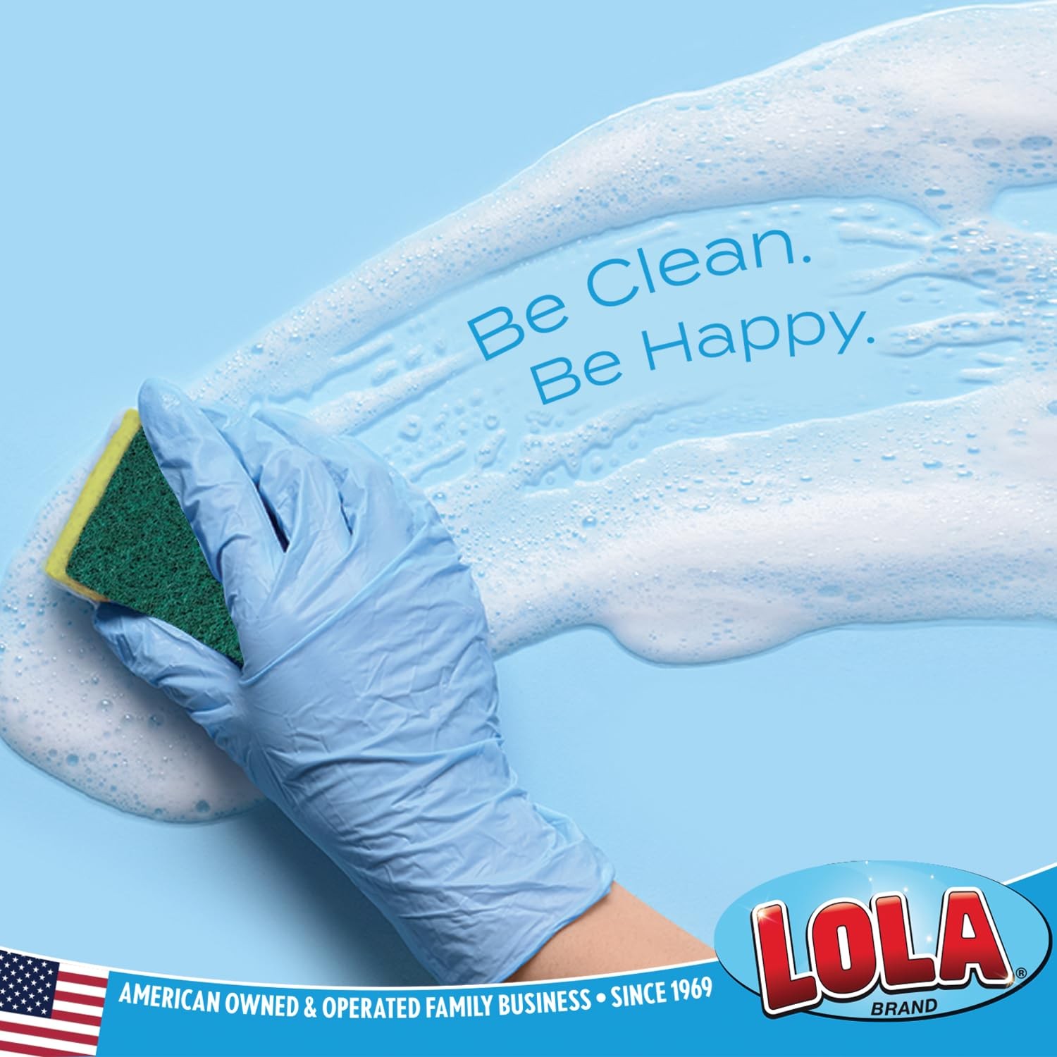 LOLA Pot Brite Scour N’ Sponge, 144 Pack, Non-Scratch Dish Scrub, Nylon & Pol…