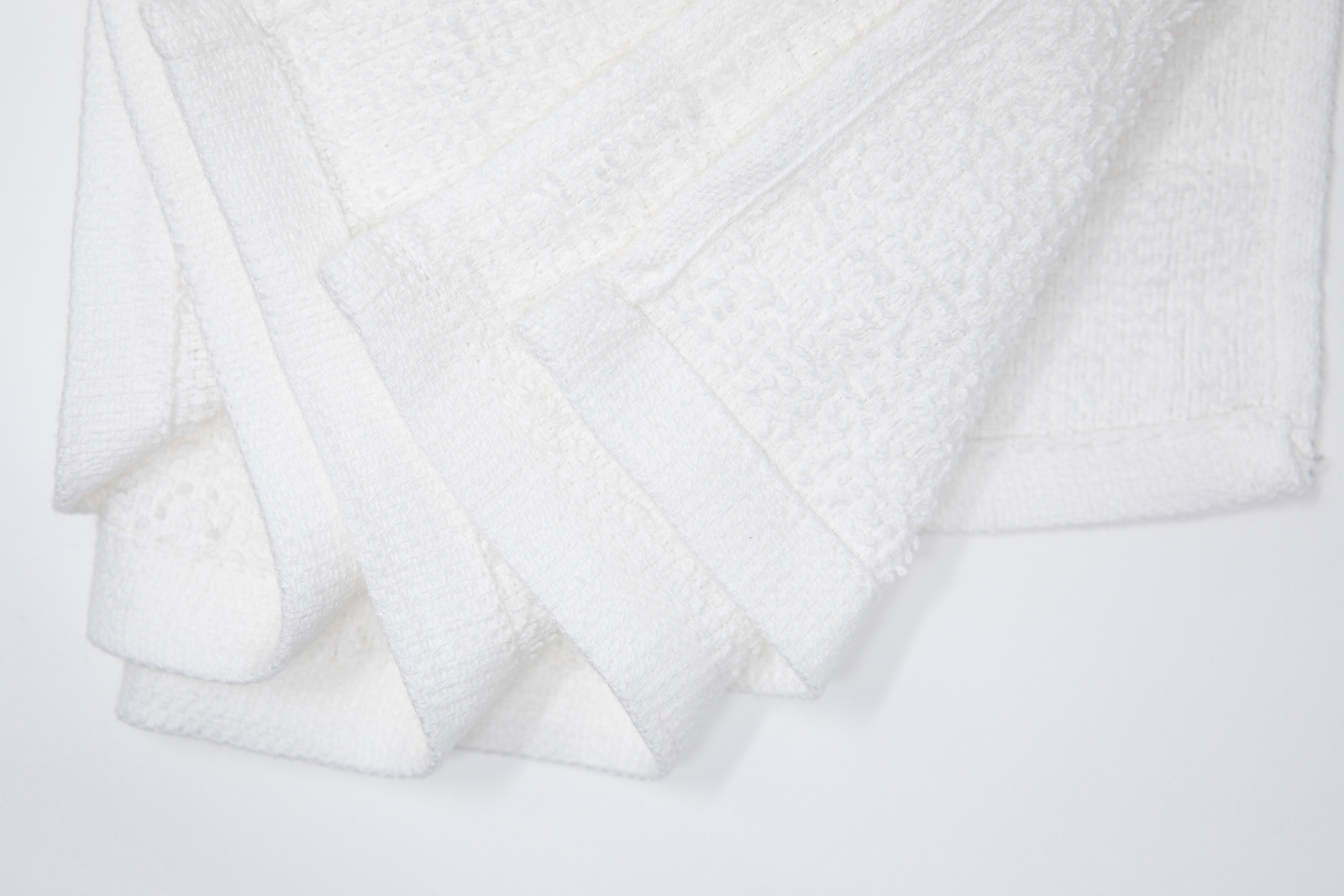 18-Pack 100% Cotton Terry Towels, 14×17″, All-Purpose White