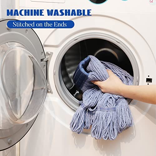 10 Pack 24oz Mop Head Replacement Commercial Cleaning Mop Head Wet String