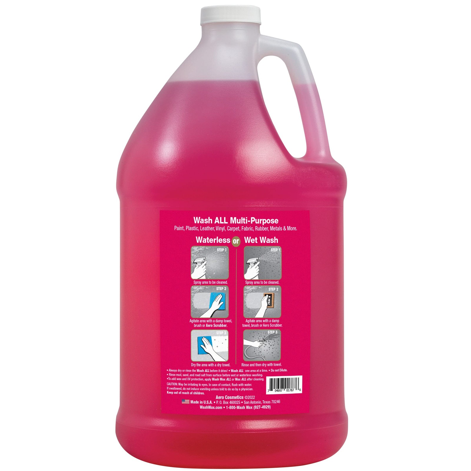 Aero Cosmetics Wash ALL Multi-Purpose Cleaner and 128 Fl Oz (Pack of 1)