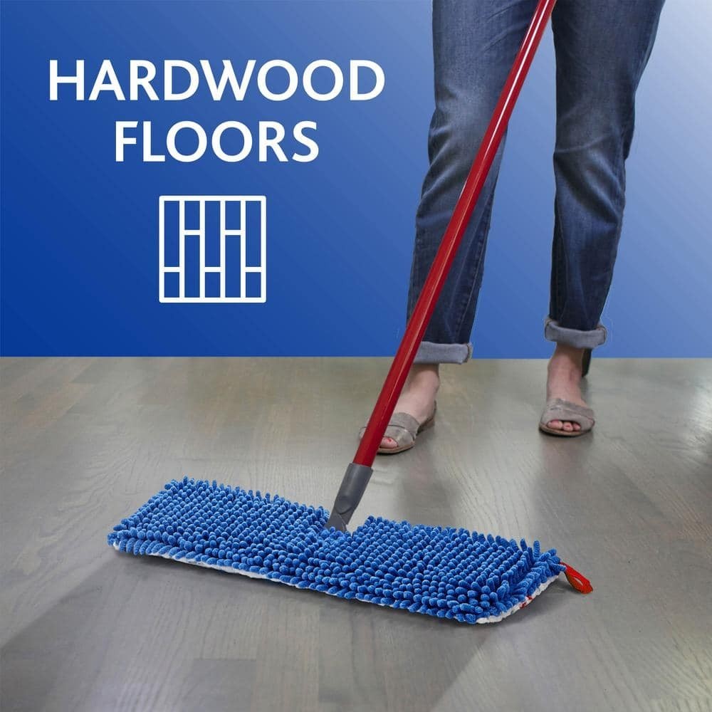O-Cedar Professional Dual-Action Microfiber Flip Mop Reusable Washable