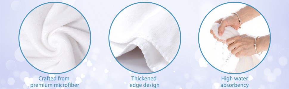 80 Pack Hand Towels Bulk 16 x 27 Inch Facial Bleach Proof Towels for Gym, Spa,