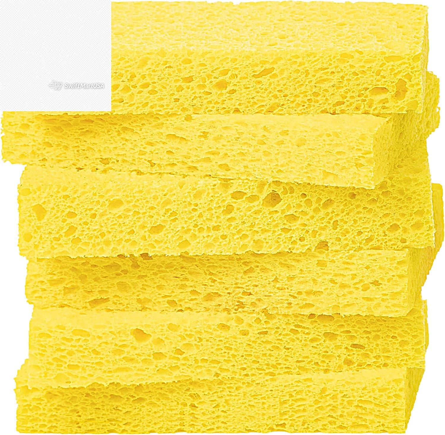 Cellulose Sponges,Heavy Duty Scrub Kitchen Sponge No Scratching,Pop up Eco DIY (