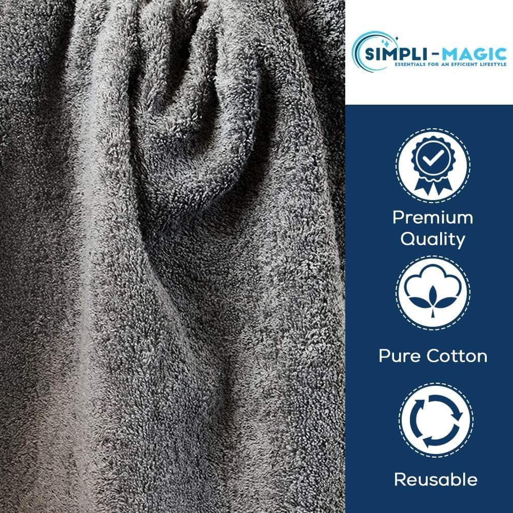 Simpli-Magic Cotton Hand Towels 16″x27″ (12 Pack) – Soft Towels for Bathroom,