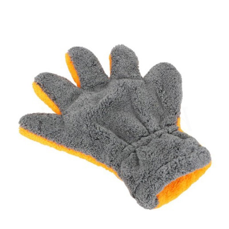 Car Wash Gloves Cleaning Gloves Microfiber Cloth Cleaning Equipment 29*25CM