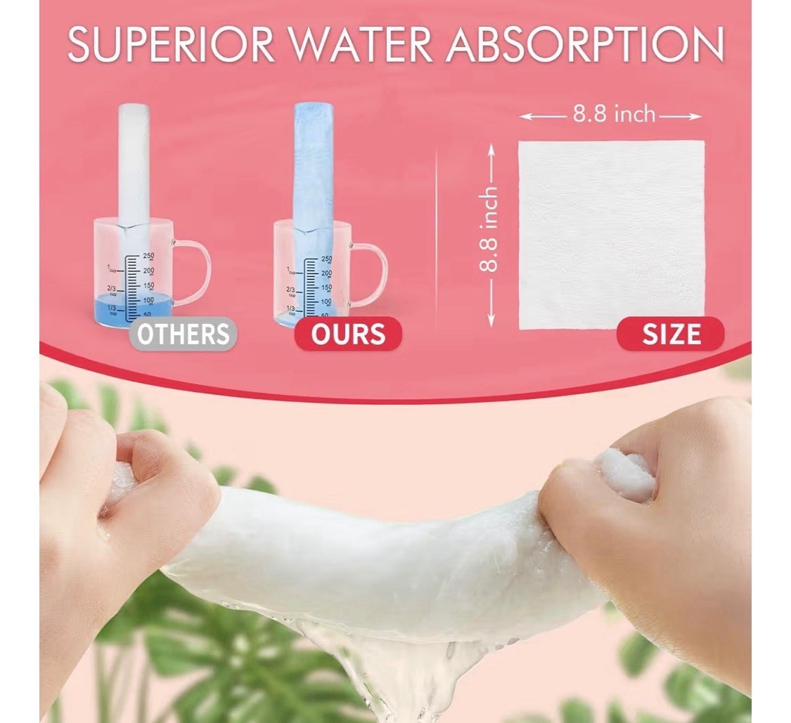 Soowash Microfiber Face Towel 20 Pack X 6 (120 Total ) Reusable Soft Facial
