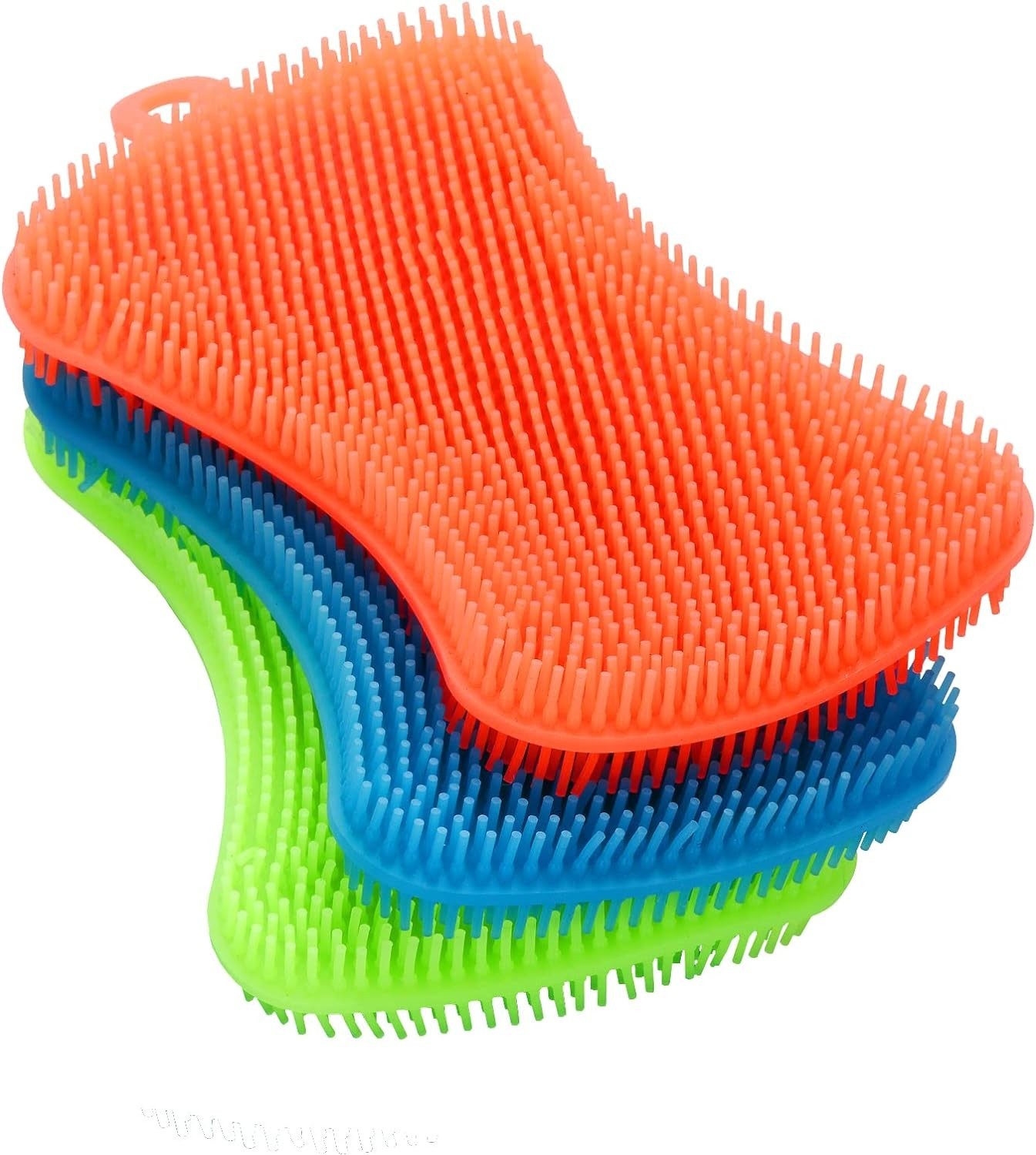 3PCS Silicone Dish Sponges, Super Food-Grade Silicone Sponges, Multi-Purpose …
