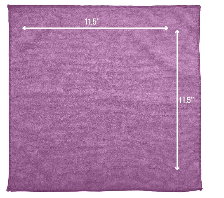 Microfiber Cleaning Cloths, 12 Pack Car & Home Towels Rags No Scratch -12″ x 12″
