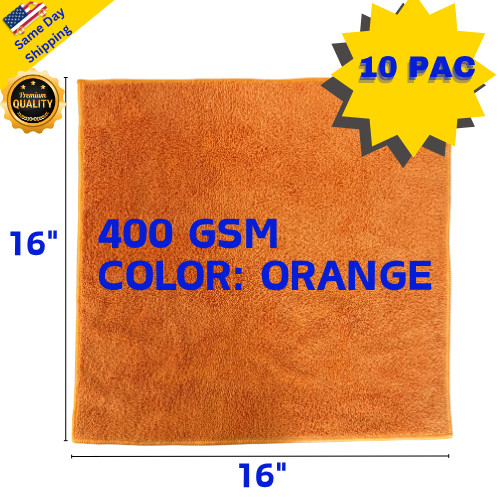 Microfiber Cleaning Towel Cloth no scratch Polish Wax Dry Detailing Car Wash