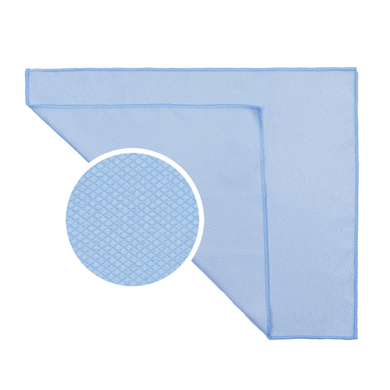 24 Pcs Glass Cleaning Cloth Window Microfiber Towel Diamond Pattern 15″x18″