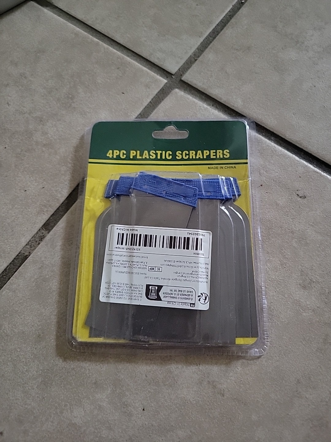 Metal Body Filler Scraper Stainless Steel spreaders Set 4pcs 50/80/100/120 mm fo