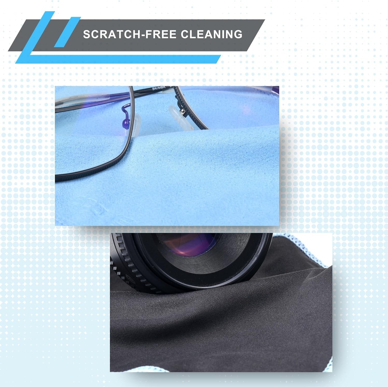 Lint-Free Microfiber Cleaning Cloths – 5 Pack to Safeguard Screens & Lenses