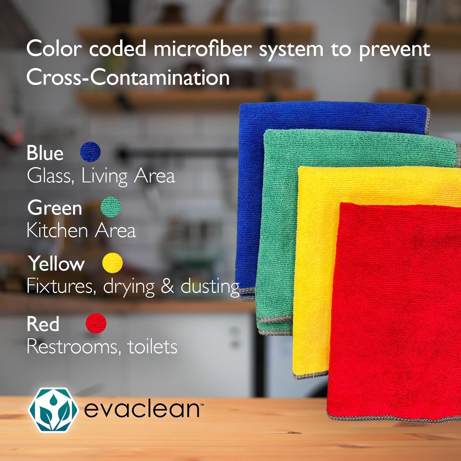 Premium Microfiber Cleaning Cloth 16″x16″ – Reusable, Washable, Non-Scratch, …