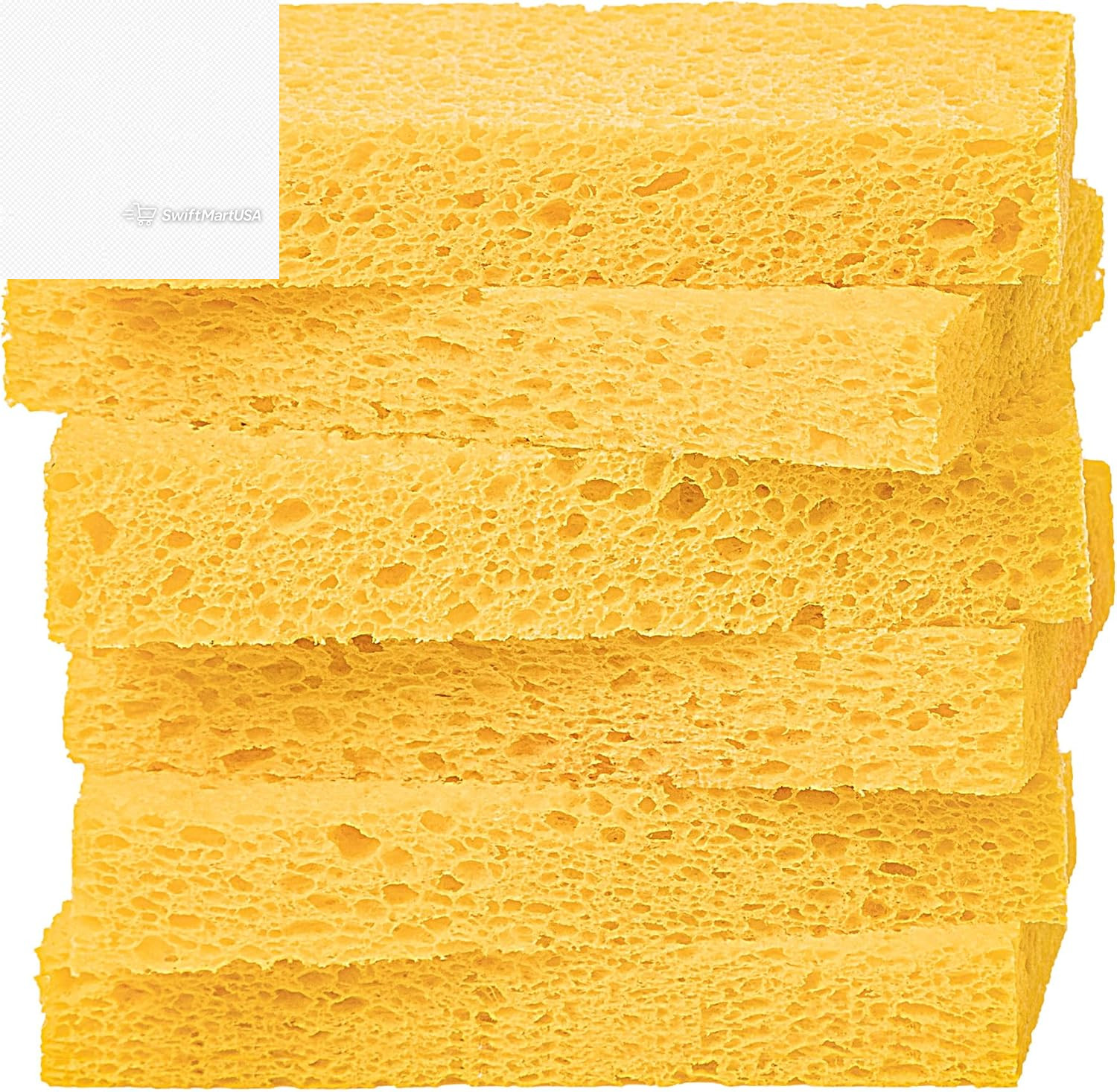 Cellulose Sponges,Heavy Duty Scrub Kitchen Sponge No Scratching,Pop up Eco DIY (