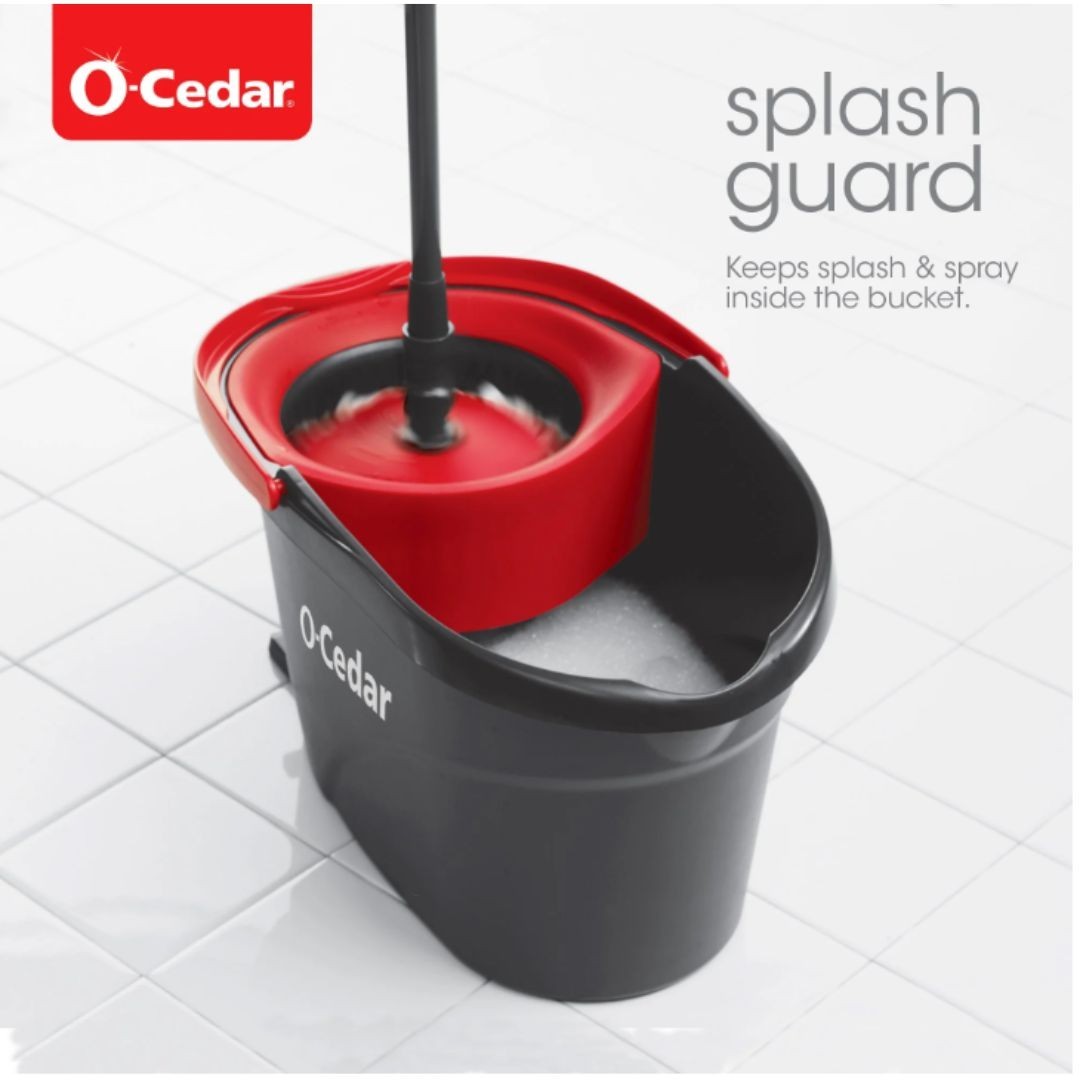 EasyWring Microfiber Spin Mop with Bucket System