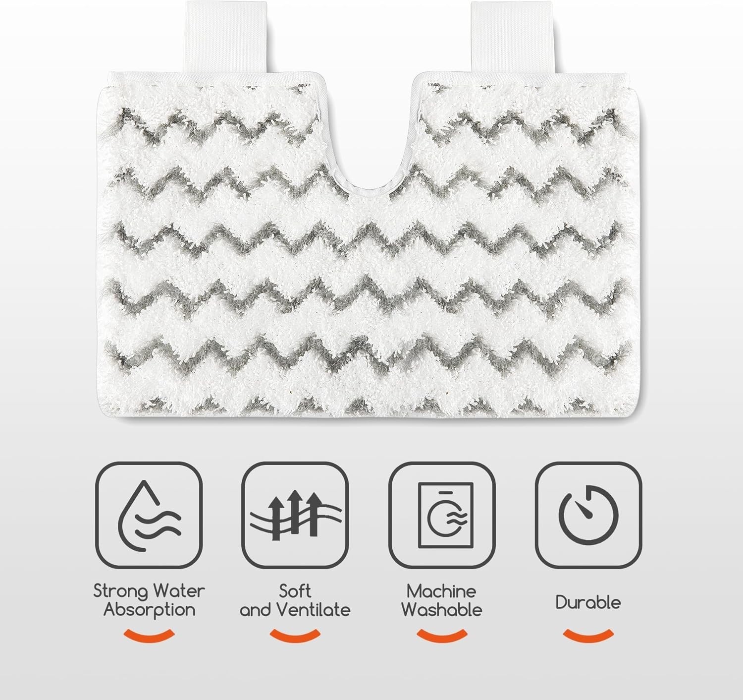 Steam Mop Pad, Good Steam Permeability,Durable/Soft/Good Adsorption,Floor Ste…