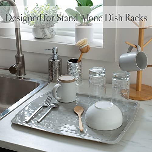 Countertop Draining Tray | Dimensions: 18″x 15″x 1″| Designed for Stand Grey