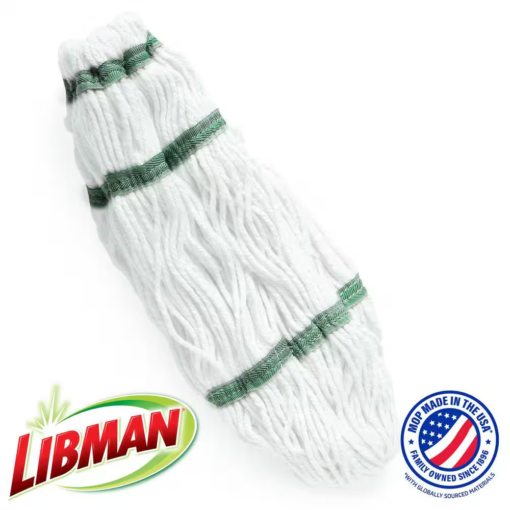 Libman Tornado Mop Refill 2 Pack Cotton Blend Twist Mop Head Washable Reusable