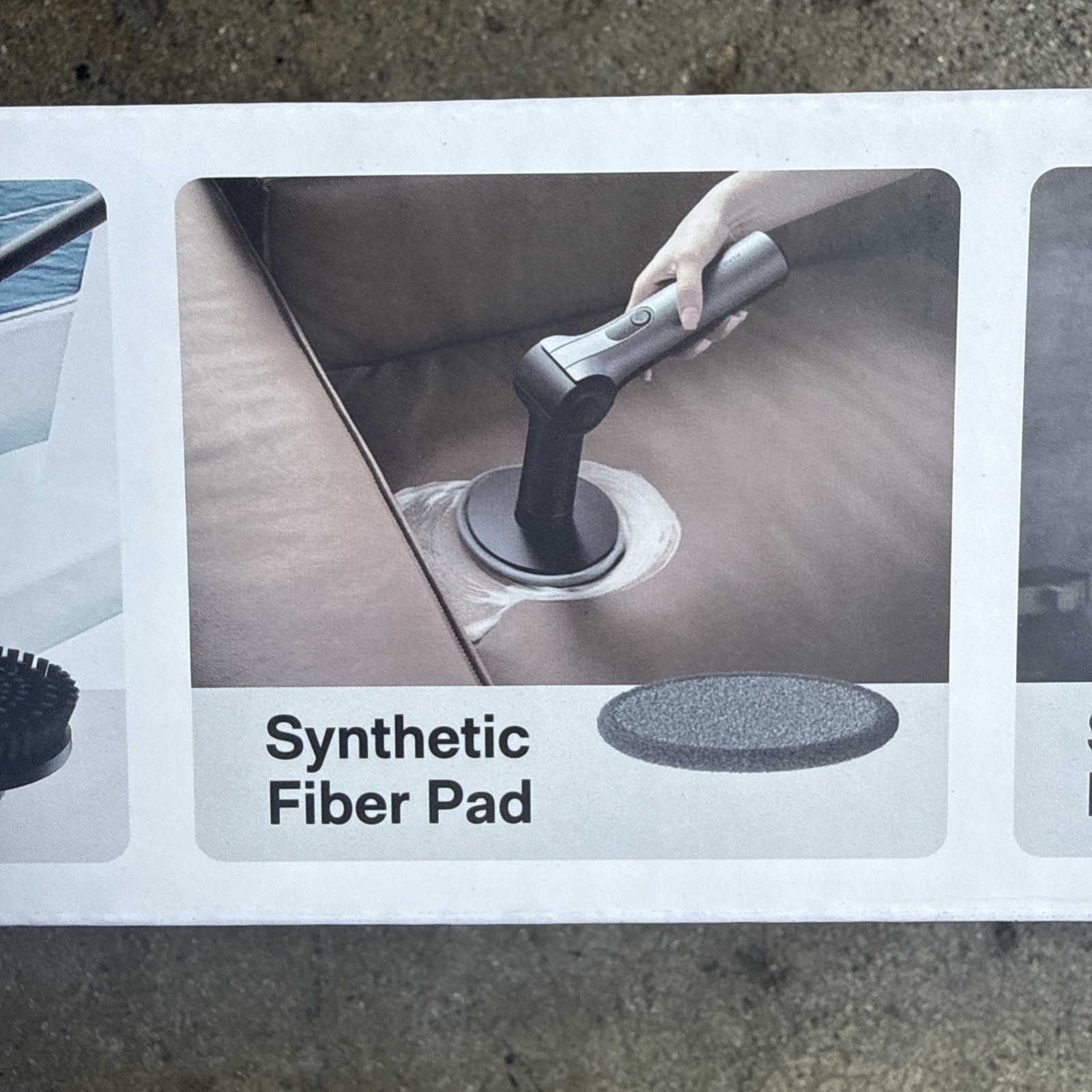 HOTO Flexi Cordless Spin Scrubber w Telescoping Handle 8 Attachments NEW (40B)