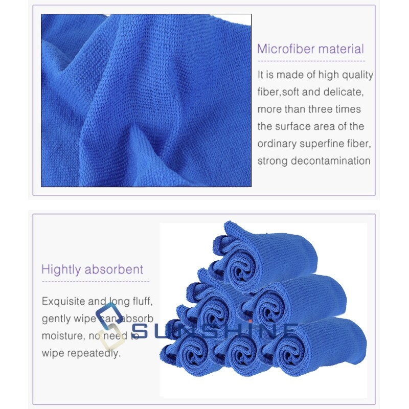 Auto Car Microfiber Cleaning Cloth Towel Rag Polishing No Scratch Detailing