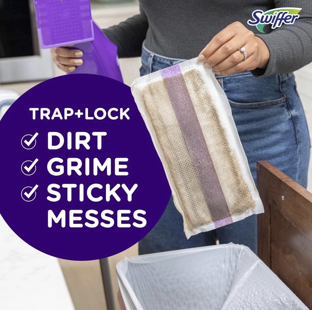 Swiffer 92810 WetJet Dust Mop – Purple