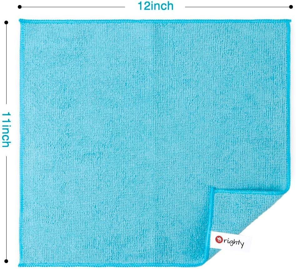 Luxury Microfiber Cleaning Rags – 12 Pack, Soft, Absorbent & Scratch-Free Cloths