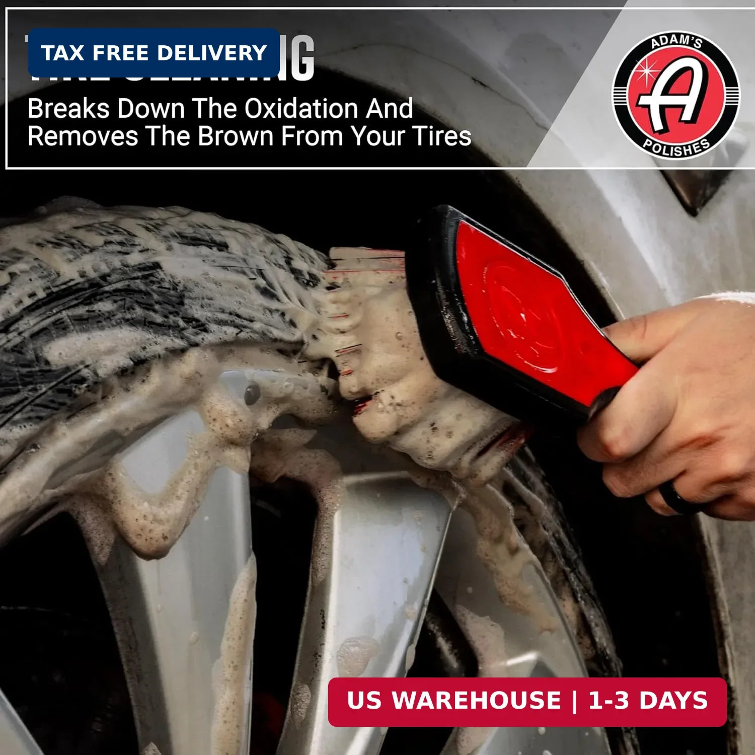 Adam’s Polishes Wheel & Tire Cleaner Gallon – Professional All in One Tire & Whe