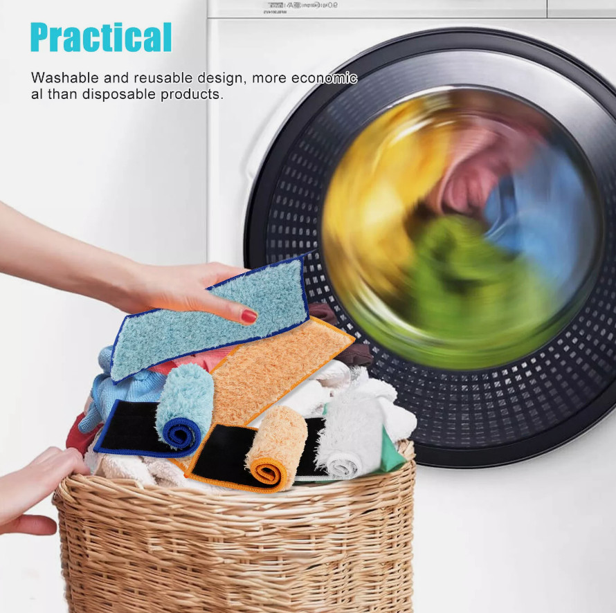 9X Washable Damp Drys Mopping Pad Reusable Cloth for iRobot Braava Jet 240 241