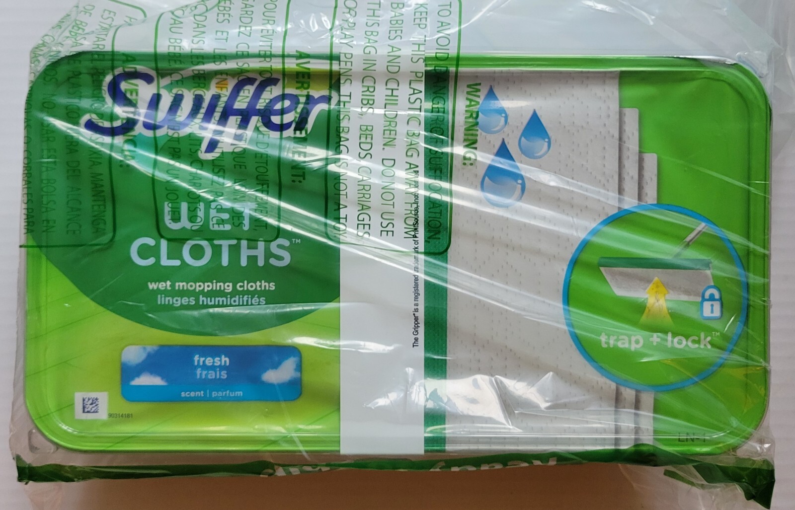 Swiffer Sweeper Wet Mopping Cloths, Multi-Surface Floor Cleaner, Fresh Scent, 24