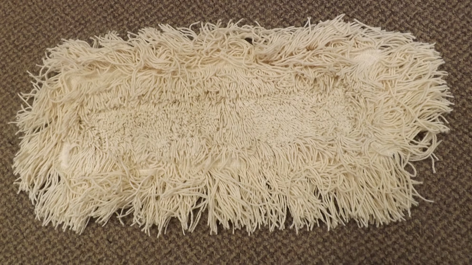 Algoma 18 ” Industrial Dust Mop Refill Head USA MADE Fringe, Nautral Cotton