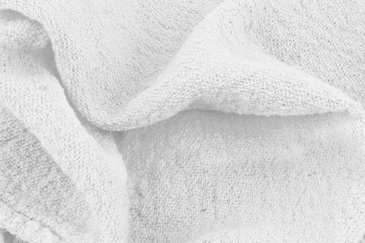 Cotton Shop Rags (Pack of 150) Size 12×14 Inches Cleaning Rags