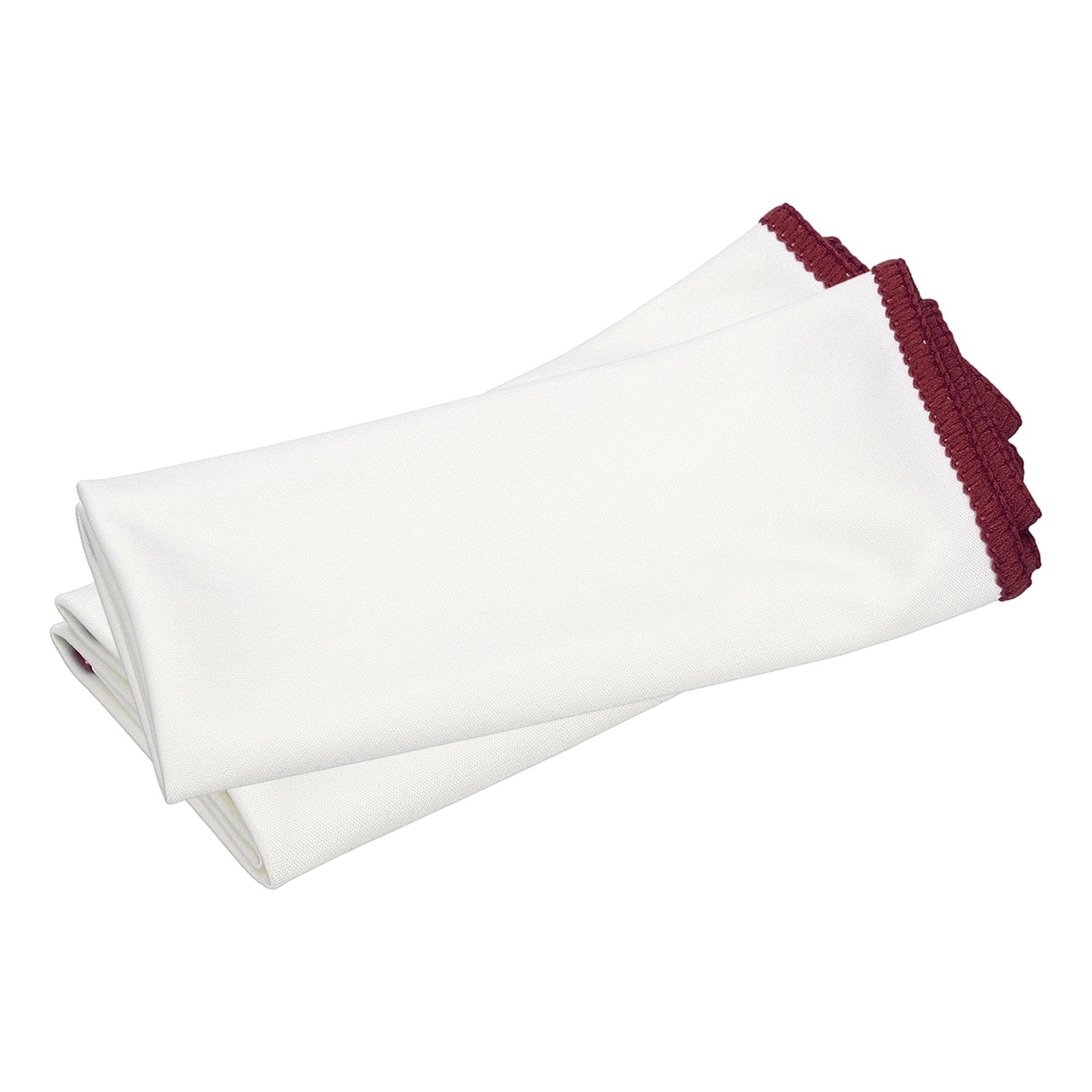 2Pcs Glass Polishing Cloths, 15.7×11.8″ Cleaning Cloths, Red & White