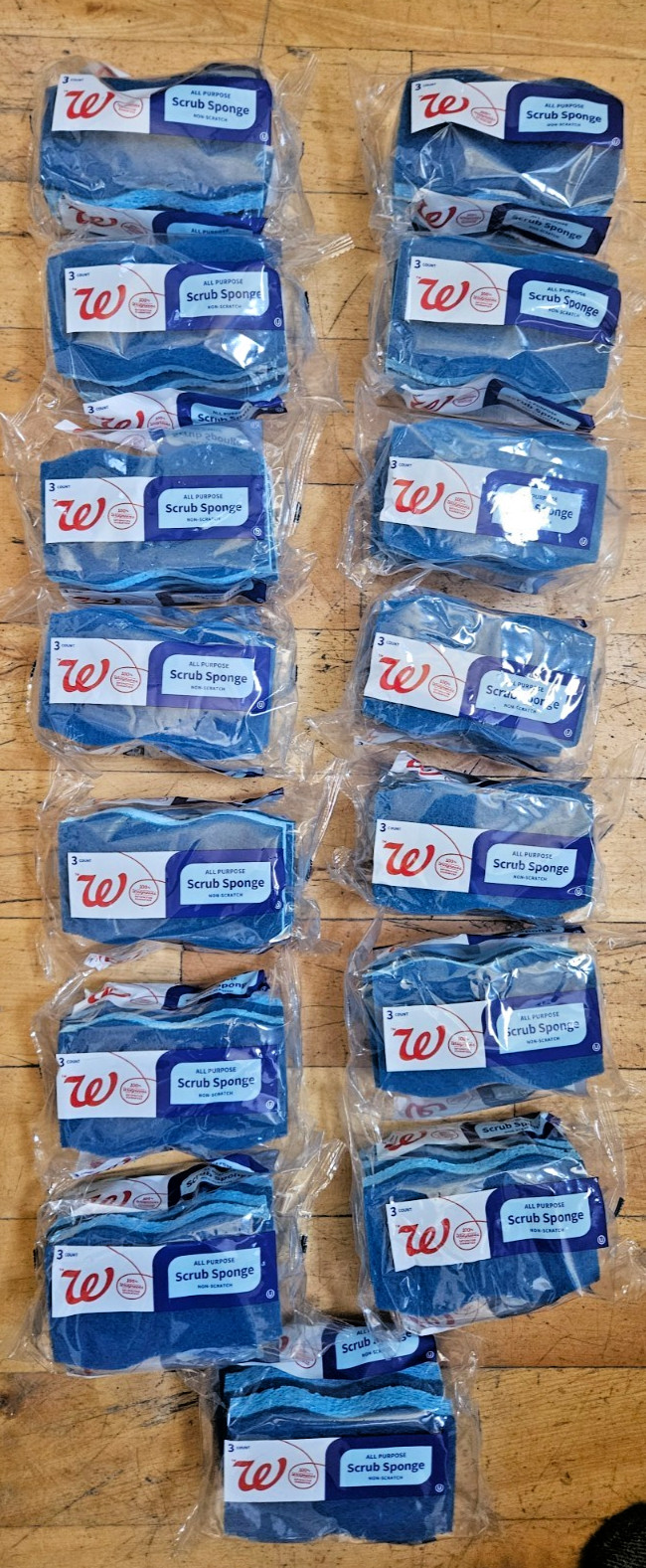 Walgreens All Purpose Scrub Sponges 3 Count 15 Pack