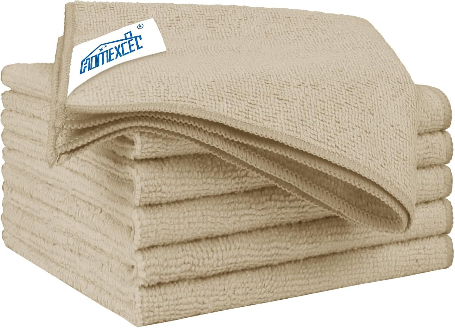 Red Microfiber Cleaning Cloth 12 Pack, 12.5 X 12.5 Inch Microfiber Towels for Ca