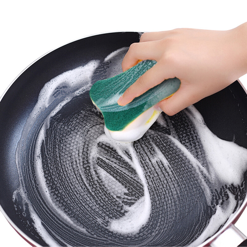 Upgraded Kitchen Cleaning Sponges,Non-Scratch for Dish,Absorbent Scrub Sponges