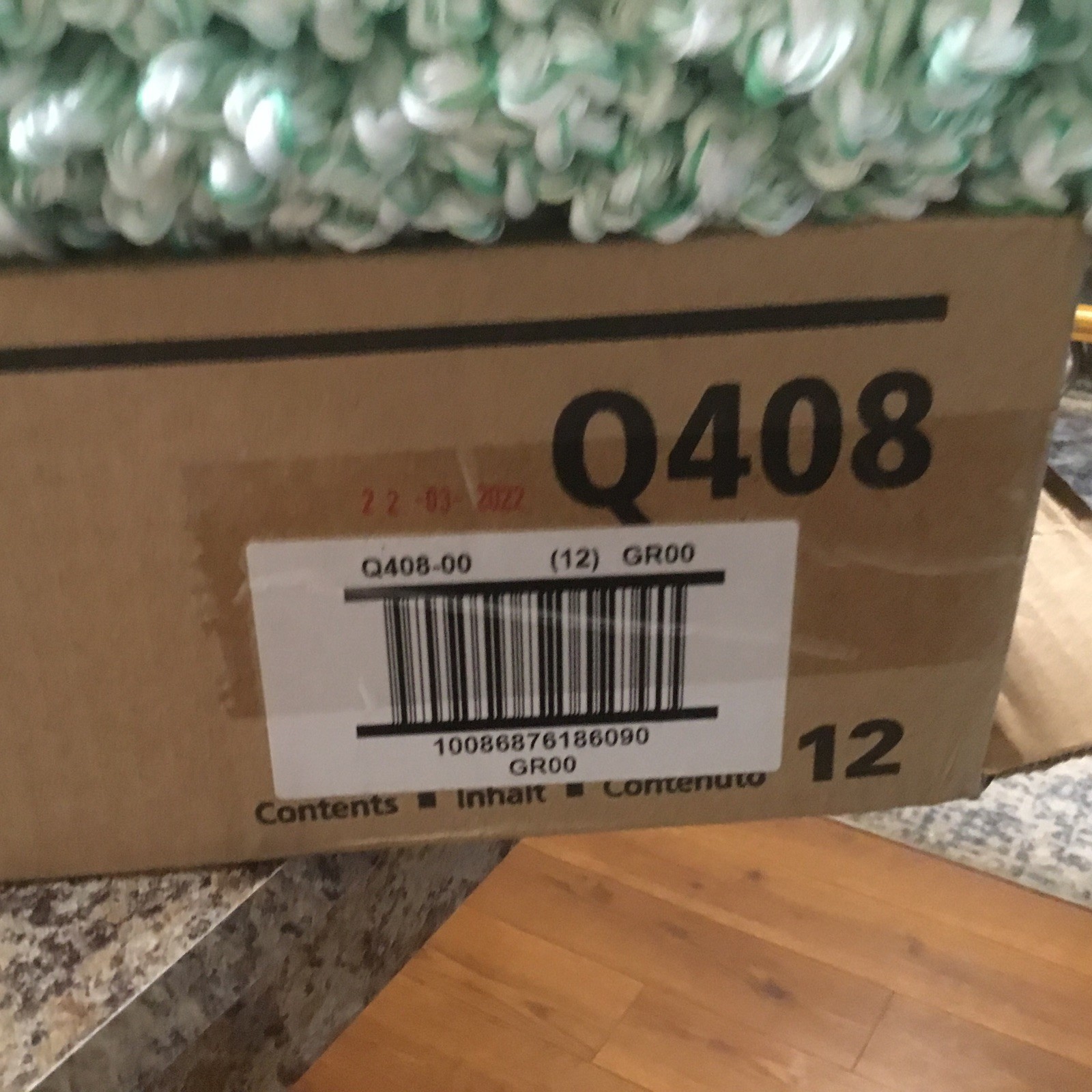 Rubbermaid Commercial Products GREEN 18” Dust Pad w/ Fringe Q408 New Box Of 12