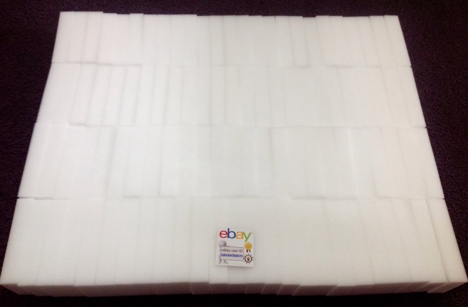 1000 PREMIUM Grade Melamine Sponge Eraser BULK PACK 3/4″ Works Like Magic!