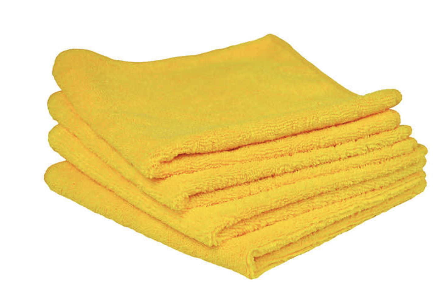 36 PC COSTCO KIRKLAND SIGNATURE YELLOW MULTIPURPOSE AUTO HOME MICROFIBER TOWEL