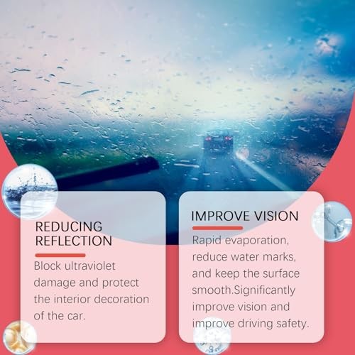 2pack Automotive Oil Film Cleaning Brush New Glass Coating for Windshield