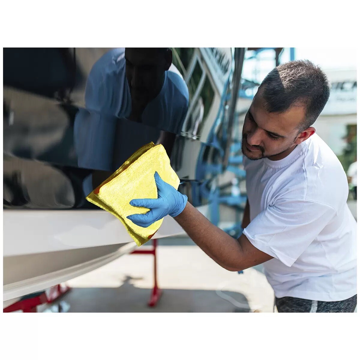 36pcs Kirkland Microfibre Car Drying Towels Ultra Soft Cleaning Plush Cloth Glas
