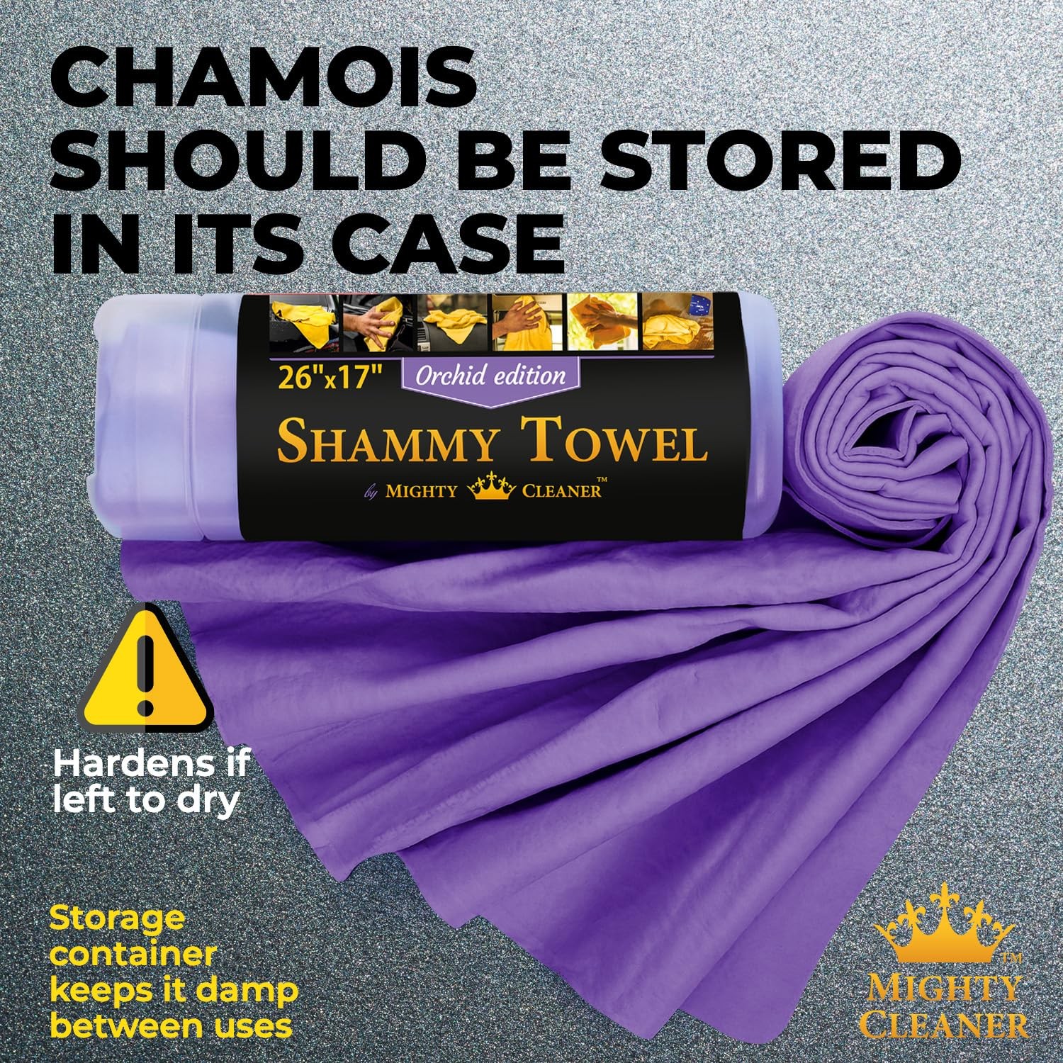 26’x17′ Premium Shammy Cloth for Car Drying Super Absorbent Chamois Towel
