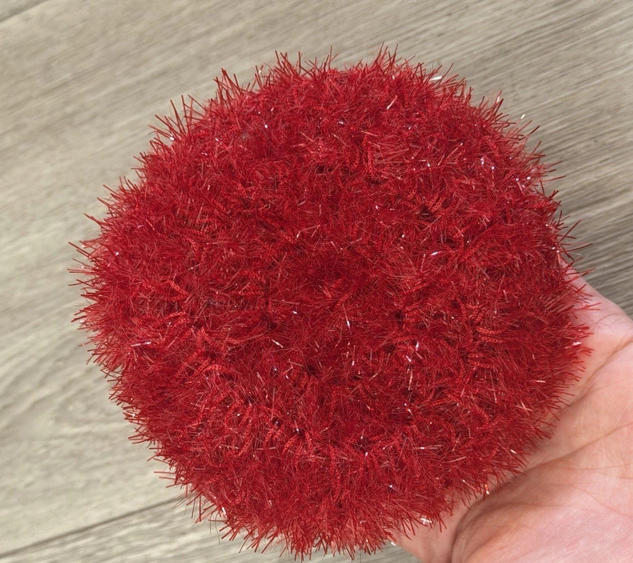 Double Sided Dish Scrubby Pot Scrubby Sparkle Dishcloth 3.75” Diameter Reusable
