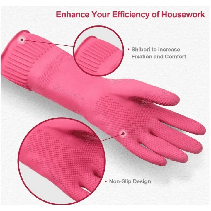 Mamison Quality Rubber Gloves Made in Korea Dish Washing Gloves