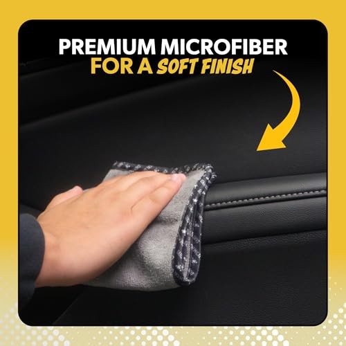 AllSwipe Multi-Purpose Microfiber Towels for Cars Microfiber Cleaning 6 Pack