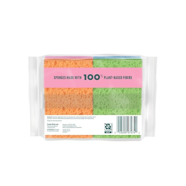 ocelo Multi-Purpose Cellulose Sponge 4 -Pack