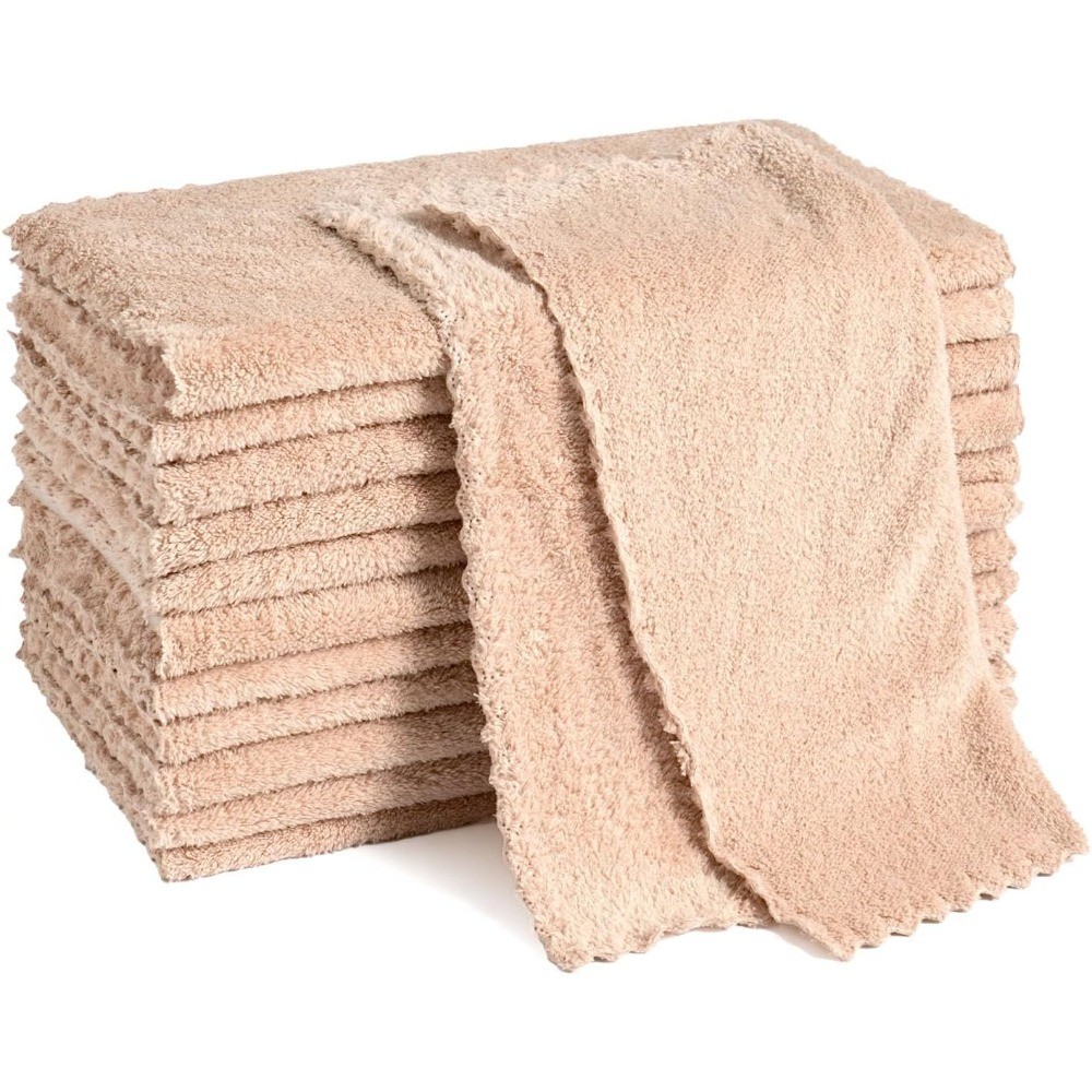 12 Pack Cleaning Cloth,Ultra Soft Absorbent Quick Drying Microfiber Cleaning