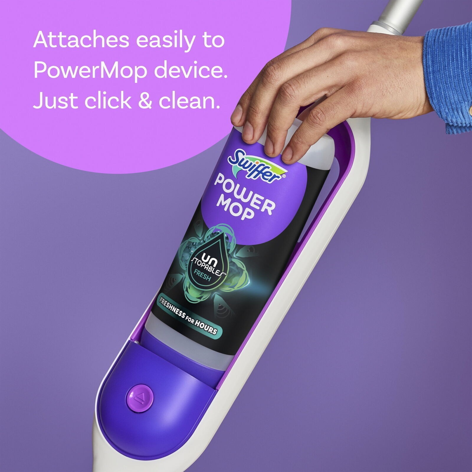 Power Mop Floor Cleaner Solution with Unstopables Fresh Scent 25.3 fl oz 2 Pack